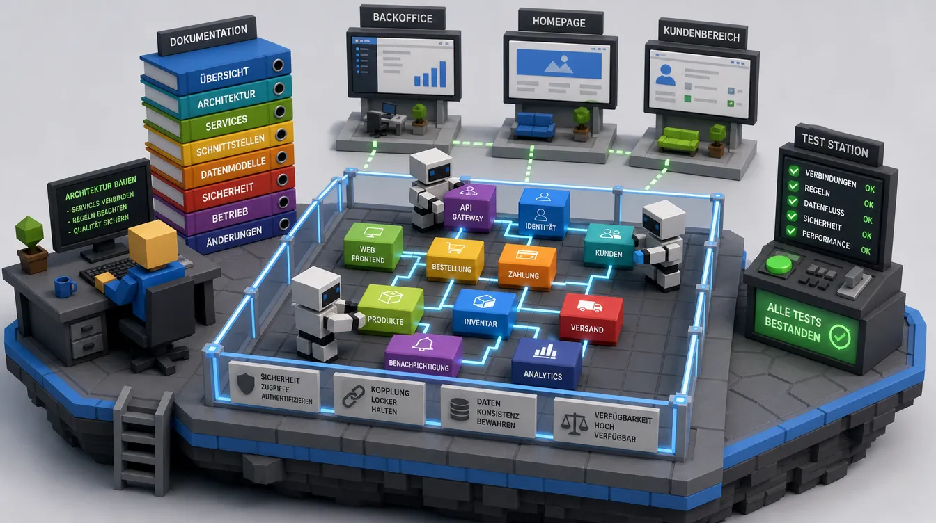 Titelbild zu „KI-Harness: Enterprise-Software mit Coding-Agenten bauen“