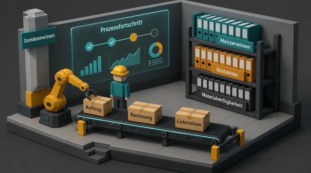 Prozessreife und Datenbestände als Fundament agentischer KI: dokumentierte Prozesse, Domänenwissen und konsistente Stammdaten im Mittelstand